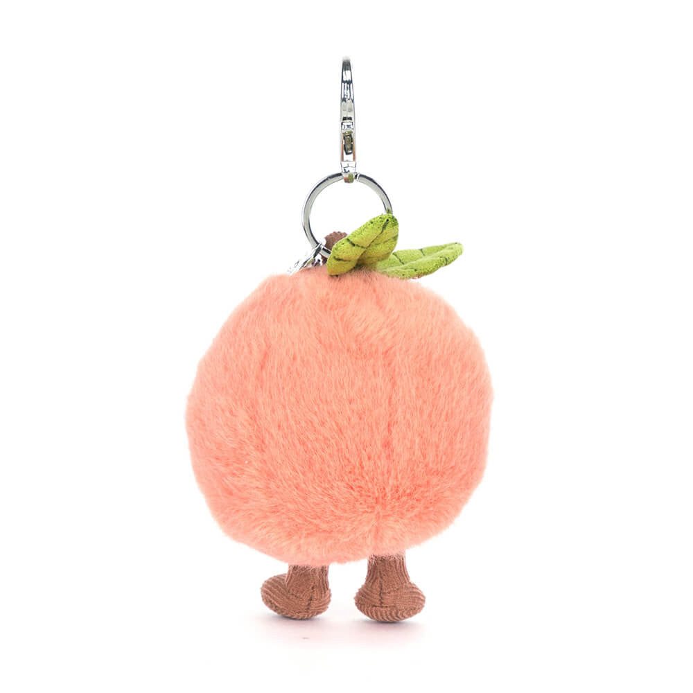 Amuseables Peach Bag Charm - Jellycat For Sale