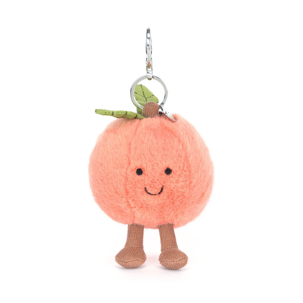 Amuseables Peach Bag Charm - Jellycat For Sale