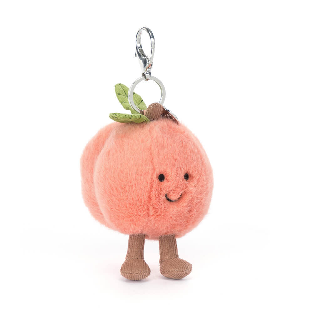 Amuseables Peach Bag Charm - Jellycat For Sale