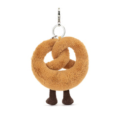 Amuseables Pretzel Bag Charm - Jellycat For Sale