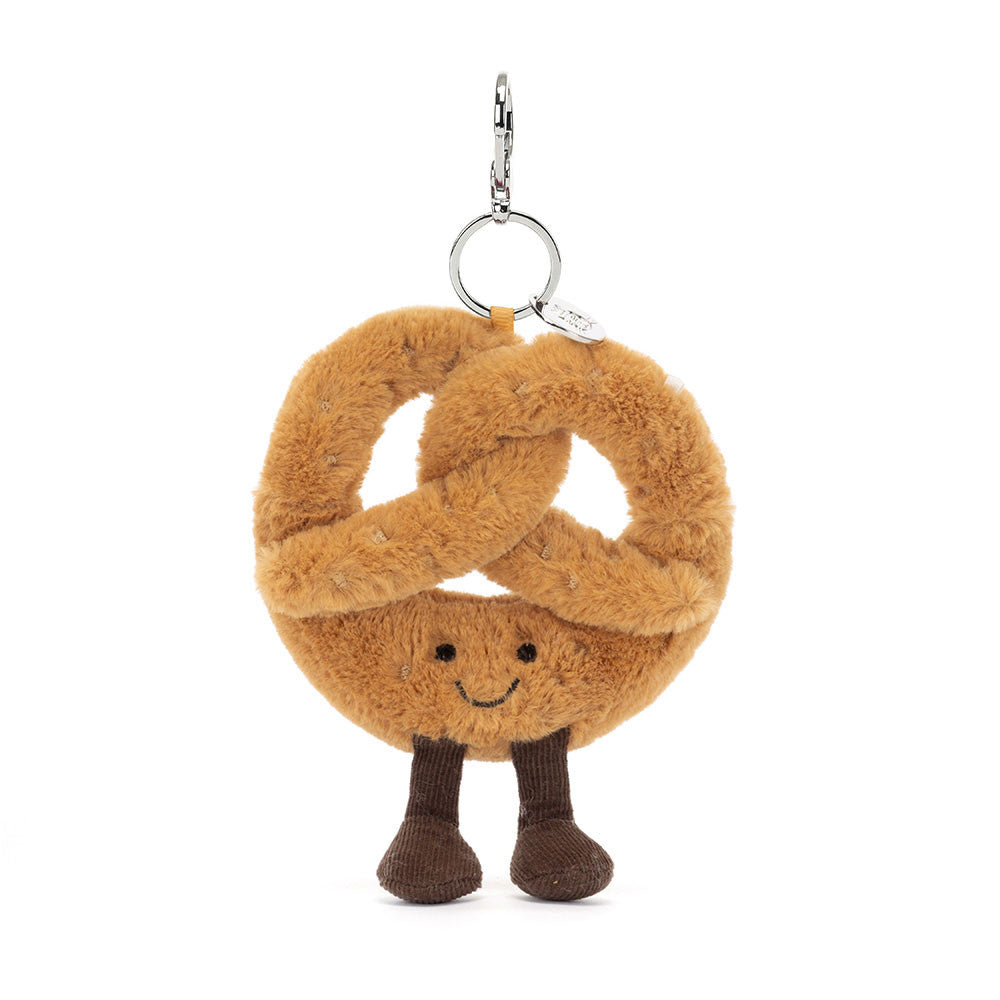 Amuseables Pretzel Bag Charm - Jellycat For Sale