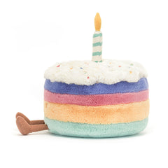 Amuseables Rainbow Birthday Cake - Jellycat Sale