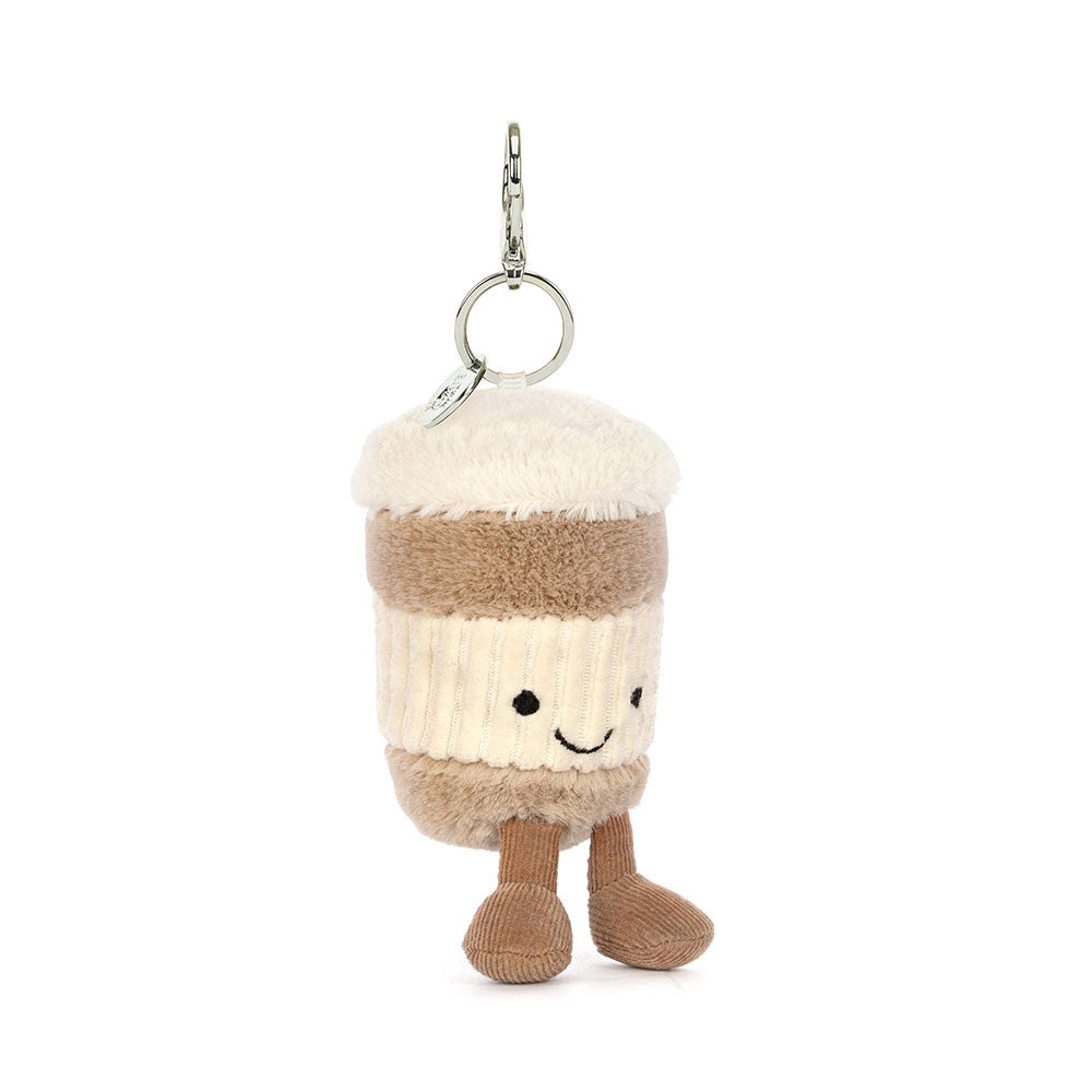 Amuseables Coffee-to-Go Bag Charm - Jellycat Online
