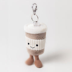 Amuseables Coffee-to-Go Bag Charm - Jellycat Online