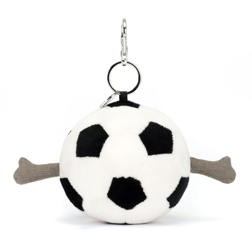 Amuseables Sports Soccer Bag Charm - Jellycat