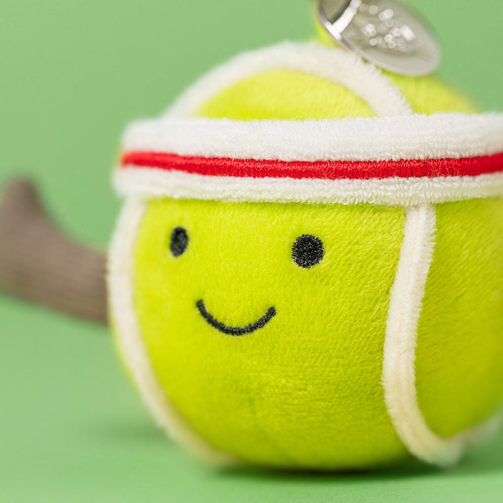 Amuseables Sports Tennis Bag Charm - Jellycat For Sale