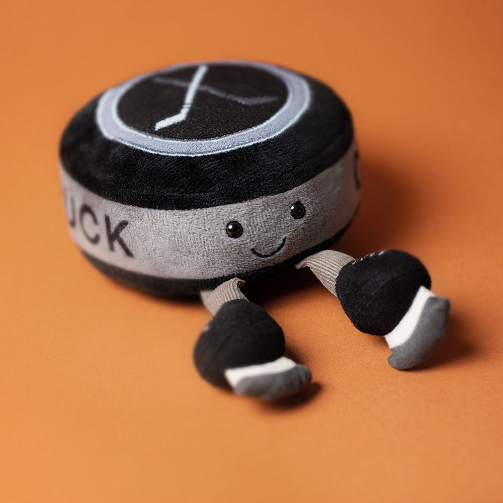 Amuseables Sports Ice Hockey Puck - Jellycat For Sale