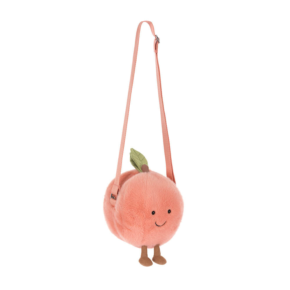 Amuseables Peach Shoulder Bag - Jellycat Discount
