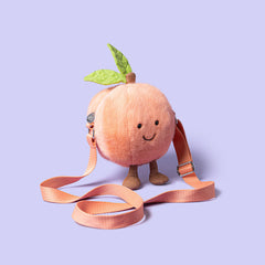 Amuseables Peach Shoulder Bag - Jellycat Discount