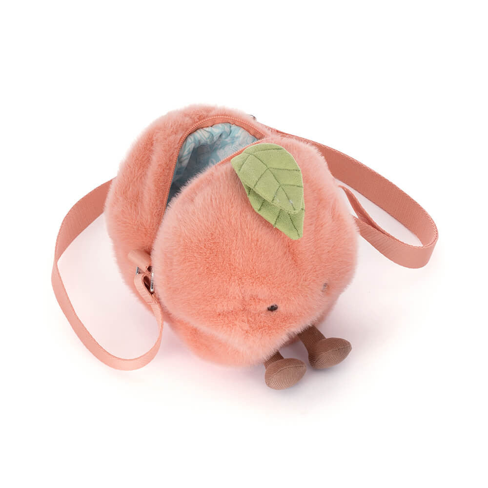 Amuseables Peach Shoulder Bag - Jellycat Discount