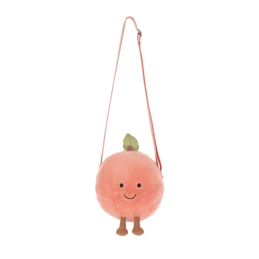 Amuseables Peach Shoulder Bag - Jellycat Discount