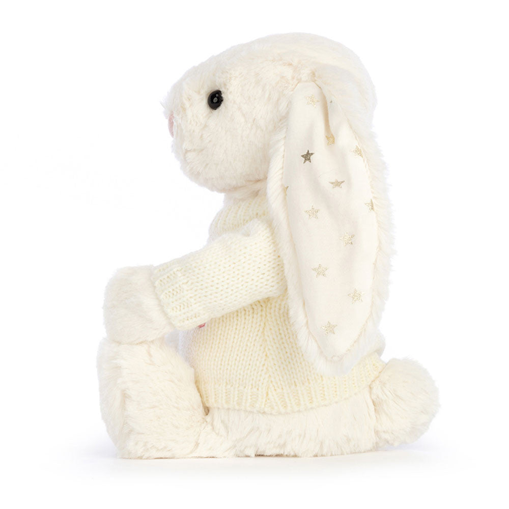 Bashful Twinkle Bunny with Personalized Cream Jumper - Jellycat Discount