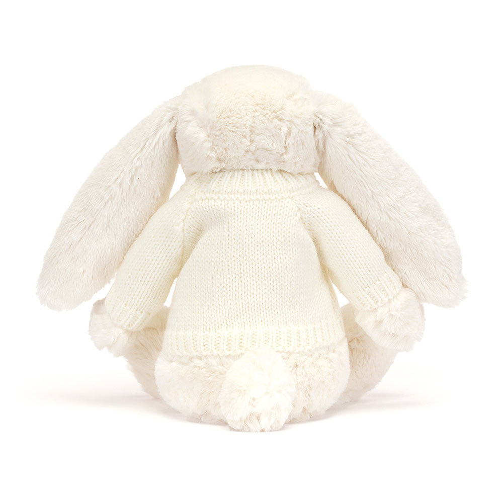 Bashful Twinkle Bunny with Personalized Cream Jumper - Jellycat Discount